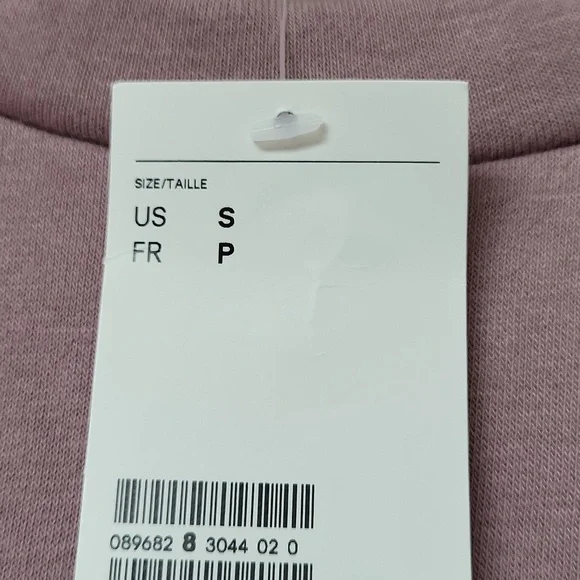 NWT! Dusty Pink Ruffle Sweatshirt with Embroidery! - Picture 3 of 10
